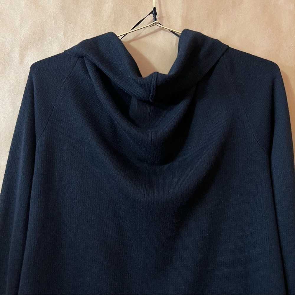 Lululemon | Reflection Wrap Cardigan Sweater Waterfall Open Front Black Size 8 - Picture 11 of 14